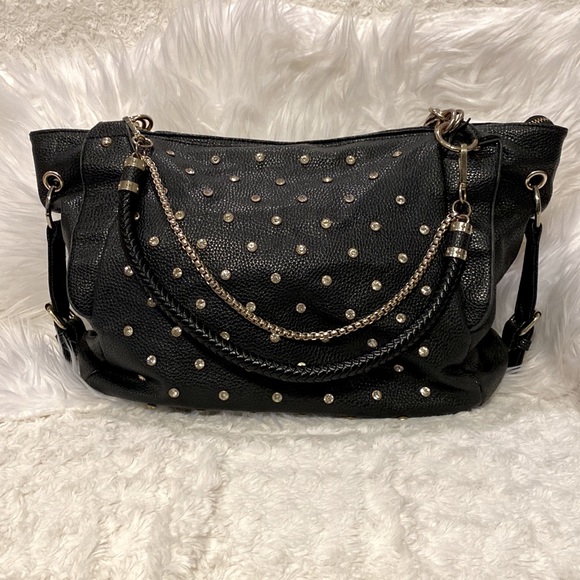 Charming Charlie Gwen rhinestone studded shoulder bag - Picture 2 of 16